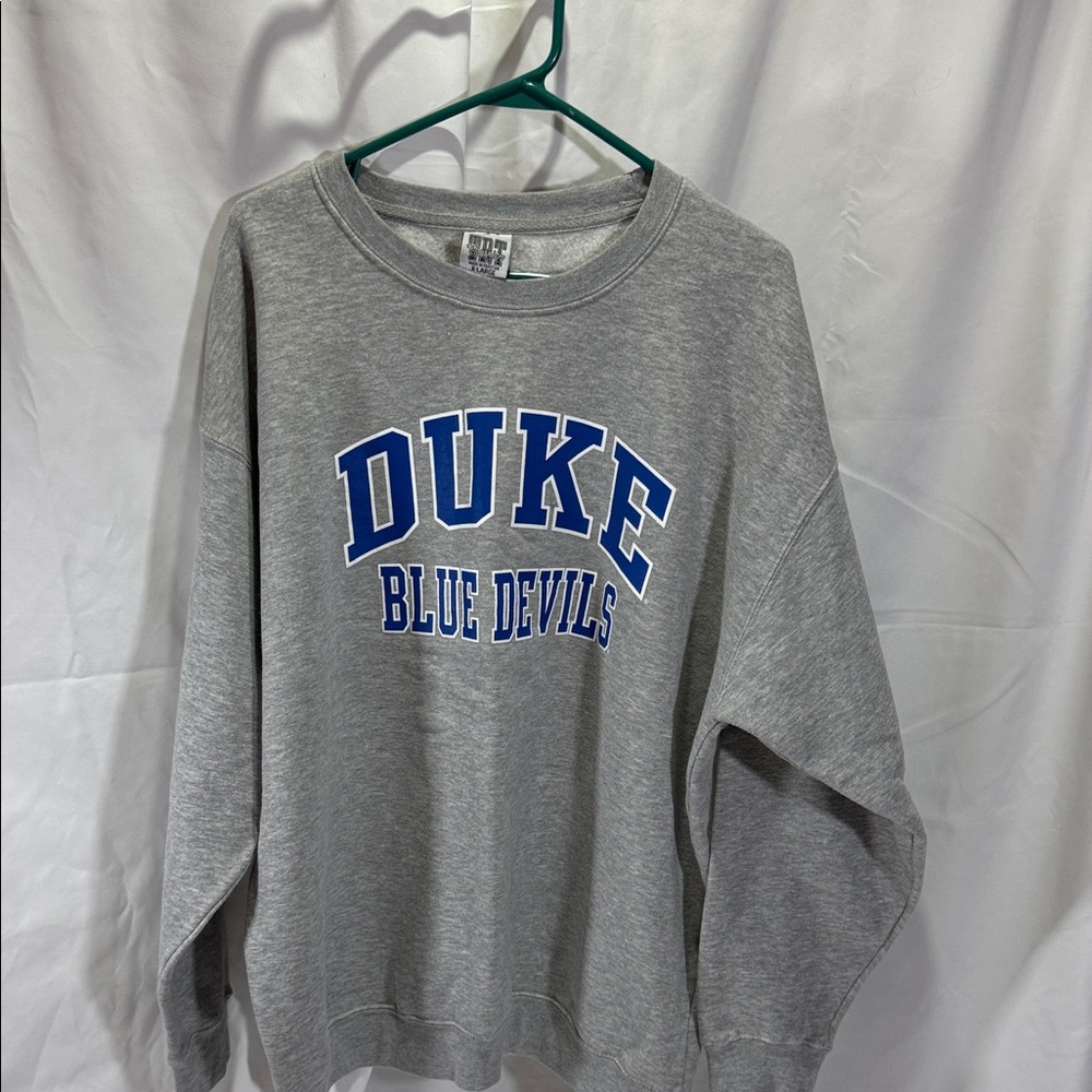 Gray Duke Blue Devils Men's Sweater